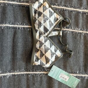 Geometric Triangle Bikini Top